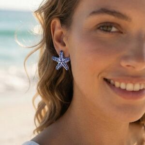 Unbranded Women's Silver and Blue Jewellery